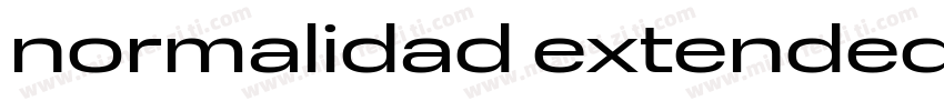 normalidad extended字体转换